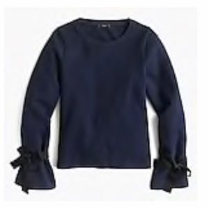J. Crew tie sleeve sweatshirt